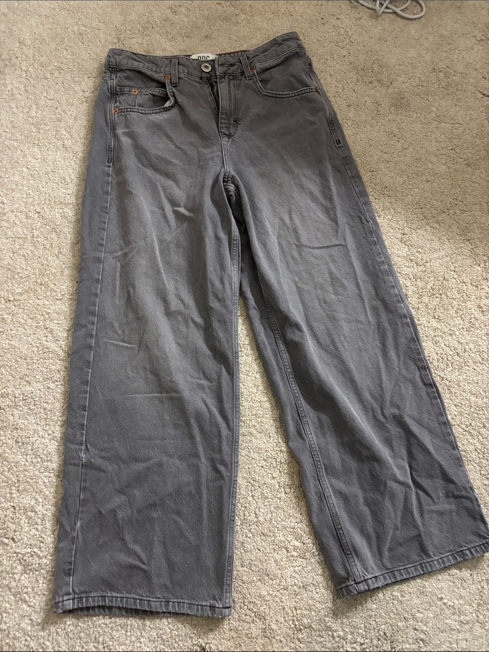 Never worn grey baggy jeans